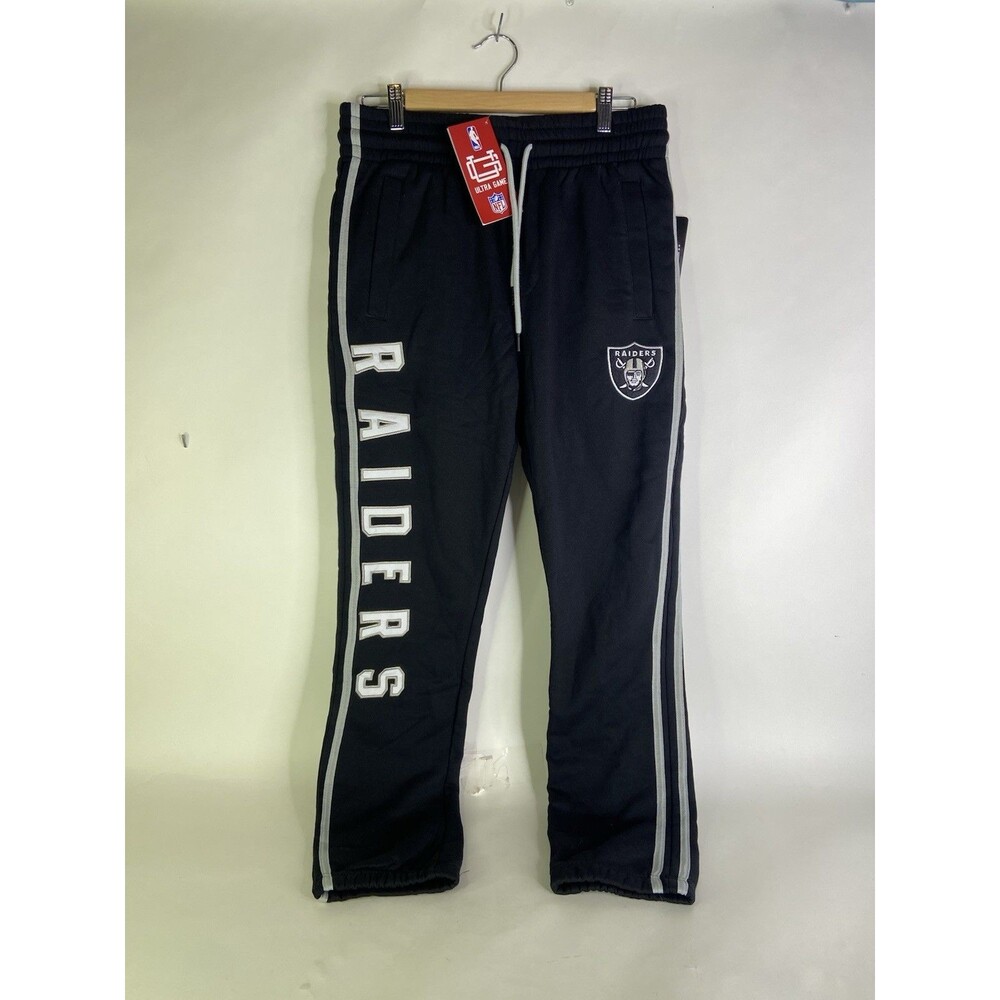 Las Vegas Raiders Ultra Game NFL Sports Jogger Pants Sweatpants Black Mens M